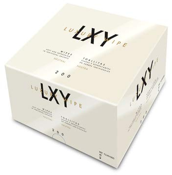 HygieneShopping.Com Toallita Neutra de Tejido Luxury Wipe (Caja 200 Toallitas) | Para restaurantes y eventos, Higiénicas de un solo uso, Limpieza de superficies y cristales, Fabricadas en España