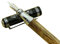 Asvine Duke Confucius Fountain Pen Golden Silk Bamboo,Medium Nib Heavy Large Pen for Collection and Signature