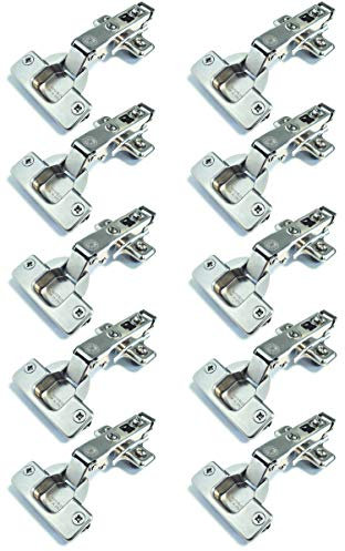 Cerniera piana Ferrari Clip da 35 mm con base per anta in legno - da 10 pz