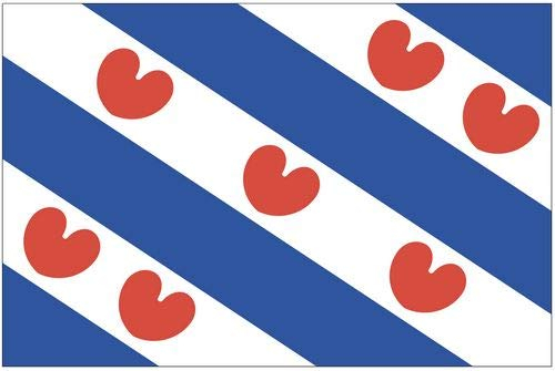 Aufkleber Sticker Flagge Fahne Niederlande - Friesland Autoaufkleber