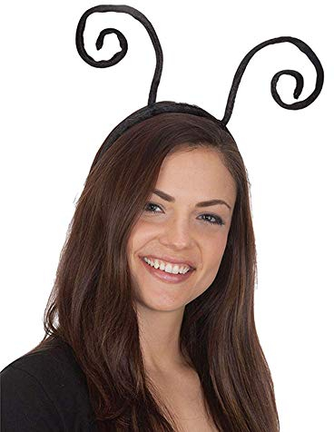 carol -1 Schmetterling Antennen Stirnband Kostüm Haarband,Seltsame Ant-Antennen Hoop Head Hoop Persönlichkeit Haar,Antenne Haarschmuck Kopfschmuck Accessoire für Karneval Fasching Party Kostüm
