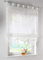 Yaland Voile Raffrollo transparentes einfarbiges Raffollo mit Schlaufen Schlaufenrollo Fenster Schal (BxH 140x155, beige) 1 Stück