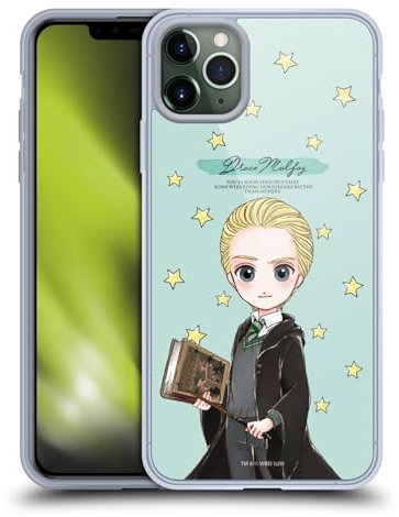 Head Case Designs Officially Licensed Harry Potter Draco Malfoy Deathly Hallows XXXVII Gel Case [Military Grade Protection] Compatible With Apple iPhone 11 Pro Max