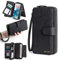 Yidai-Silu 2 in 1 Hülle für Huawei P30 Pro Leder Schutzhülle 【Abnehmbar, Mutil-Funktion, Drehbar Kartenfach】 Magnet Handyhülle Kunstleder Flip Case Geldbeutel für Huawei P30 Pro 6,47 - Schwarz