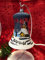 Generisch Maxi Glocke Glas Baumbehang Weihnachtsbaum Christbaum-Schmuck Handarbeit Lauscha, : transparent - dunkelblau