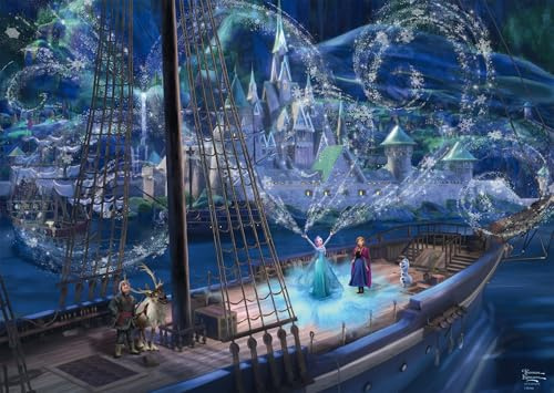 Disney, Frozen, Love and Magic: Puzzles Thomas Kinkade 1.000 Teile - Disney | Frozen Love and Magic