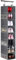 MISSLO 8-Regal Hängende Schuh Organizer Kleidung Schrank Organizer und Aufbewahrungsregale Huthalter mit großem Regal und seitlichen Mesh Taschen für Hüte Handtaschen Kid Pullover, grau