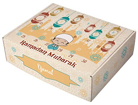 Herz & Heim® DIY Ramadan Kalender mit Wunschnamen (Junge)