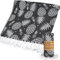 Miss Savon Strandtuch - Original türkisches Saunatuch Baumwolle | 100x180 cm | groß Badetuch schwarz XXL für SPA Strand Sauna Fitnesss Sport Badezimmer (Schwarz)