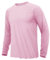 KEFITEVD Long Sleeve Swimming T Shirts for Men Lightweight Quick Dry Hiking Tops for Running,Light Pink,3XL