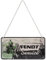 Nostalgic-Art Retro Hängeschild, 10 x 20 cm, Fendt – Field Service – Geschenk-Idee für Traktor-Fans, Original Lizenzprodukt (OLP), aus Metall, Vintage Design, Blechschilder Sprüche