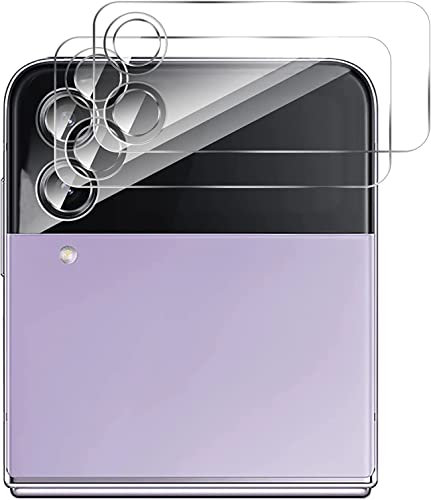 NOVAGO Compatible avec Samsung Galaxy Z Flip4 - Lot de 2 Films vitre Protection Verre trempé résistant pour la caméra