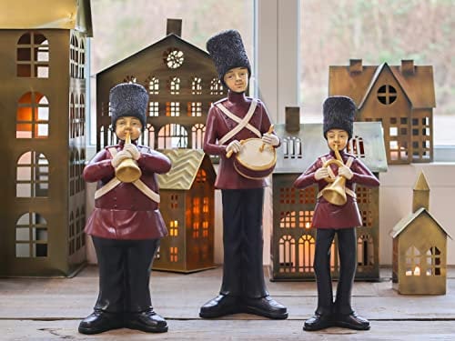 Chic Antique Vintage Weihnachts Orchester 3 teilig (Weihnachten, Figuren, klassisch)