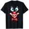 Karnevalskostüm Fasching Kostüm Lustige Clown Konfetti T-Shirt