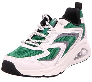 Skechers Trousers Ar Un F Womens Trainers White/Green/Grey 7 (40)
