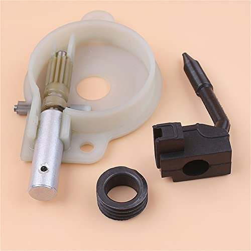 Gubeter Kit d'engrenage à vis sans Fin pour Pompe à Huile, pour Husqvarna 36 41 136 137 141 142 pour tronçonneuses Poulan 2200 2775 2900 Pp4620, 530 01 44 10, 545 03 68 01, 530 02 98 33.,