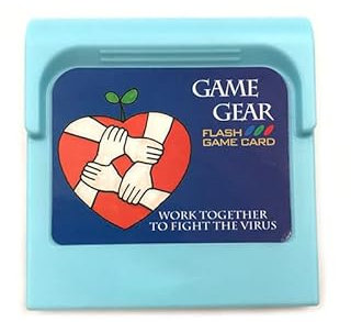 YANHAO [Parti di Videogiochi] 4.0 Versione Flash Gear Love PRO Risparmio energetico Flash Cart Cartuccia di Gioco Scheda PCB for Sega Game Gear GG Card Box [Sostituire] (Color : Light Blue Love)