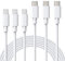 ilikable iPhone Cavo USBC 3 Pezzi 1M Ricarica Rapida Certificato MFi Lightning Cavo iPhone USB C per iPhone14/13/12Pro Max/Mini/11/SE/XR/XS/X/8/8Plus/7/6s