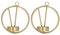 BestAlice 2er-Pack Wand-Kerzenhalter, Stumpenkerzen-Wandleuchter, Moderne Minimalistische Wanddekoration, Goldener Runder Wand-Kerzenhalter für Heimdekoration