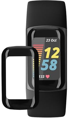 kwmobile 2X Transparente Displayschutzfolie kompatibel mit Fitbit Charge 5 Folie - Schutzfolie für Fitness Tracker - robuster Displayschutz