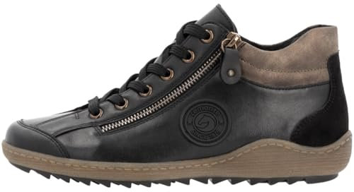 Remonte Bottes courtes R1477 pour femme, Noir, 41 EU