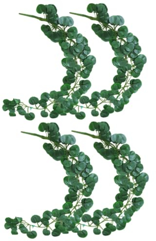 ABOOFAN 2sets Simulation Pflanze Rattan Einfach-Pflege Künstliche Blatt Für Hängen 2 Stücke * 2