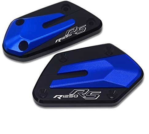 JINGYAOTONG Motorrad-Schraubkappe Für BMW R1250RS R1250RT R1250R 2018-2023 Motorrad Vorderradbremse Kupplung Zylinder Flüssigkeitsbehälter Abdeckkappe Zubehör 2024(Farbe:Blue R1250RS)