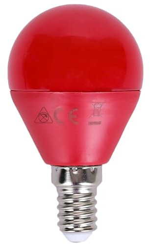 Blendend LED G45, rot, E14, 4 W