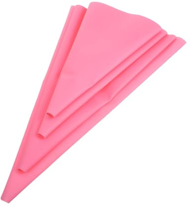 PRETYZOOM 4 Pièces Poches à Pâtisserie Petites Poches à Douille Outils De Décoration De Gâteaux Poche à Douille pour Gâteau Poche à Douille Réutilisable Sacs De Glaçage à Gâteau Eva Rose