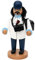 Dekohelden24 Holz Rauchfigur, Räucherfigur, Räuchermännchen, Räuchermann als Fotograf/Journalist mit Fotokamera und Rucksack in weiß, L/B/H 10 x 8 x 20 cm.