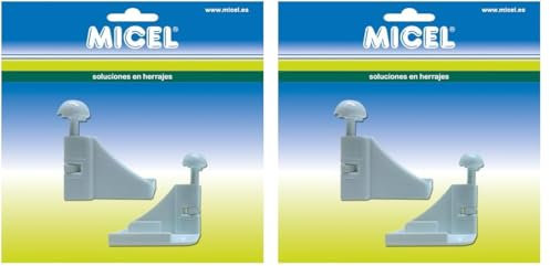 Micel ENGANCHE MOSQUITERA BLANCO (Paquete de 2)