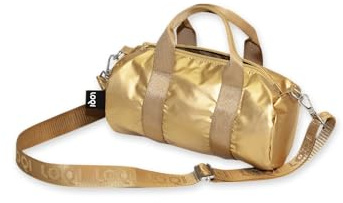 LOQI METALLIC Gold Small Weekender