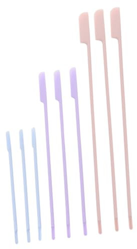 TOVINANNA 9piezas Espátulas De Silicona Para Maquillaje Espátula De Para Lociones y Champús