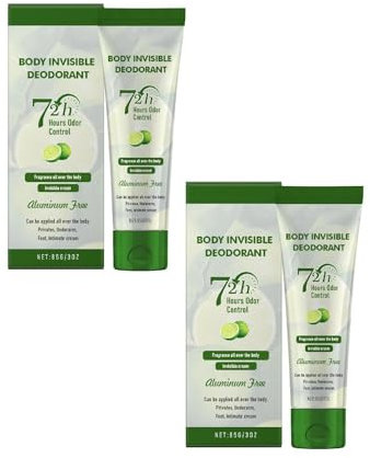 Natürliche Körperpflege-Creme Deo mit Grüner Orange - Frische-Duo gegen Körpergeruch Soumme deo & für zarte Haut antibakterielles Deodorant für 72 h Schutz, 50ml (2)