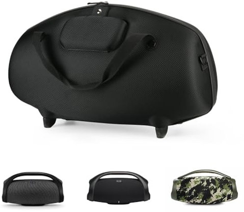 BIOSA Housse de Transport pour J-B-L Boombox 1 / Boombox 2 / Boombox 3, Enceinte sans Fil Portable et Accessoires, Booster étui de Transport Rigide avec bandoulière et poignée