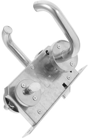 Alipis 1 Set Serratura Della Porta Tagliafuoco Serratura Antifurto Serratura Di Sicurezza Per La Porta Serrature Di Sicurezza Per Porte Serratura Sicura Per La Porta Alluminio Argento
