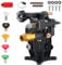 Pompa idropulitrice ad albero orizzontale da 3/4 - 3300 PSI Pompa booster di pressione dell'acqua di ricambio con 5 ugelli e guarnizioni a prova di perdite (compatibile con modelli Honda da 3/4 ad