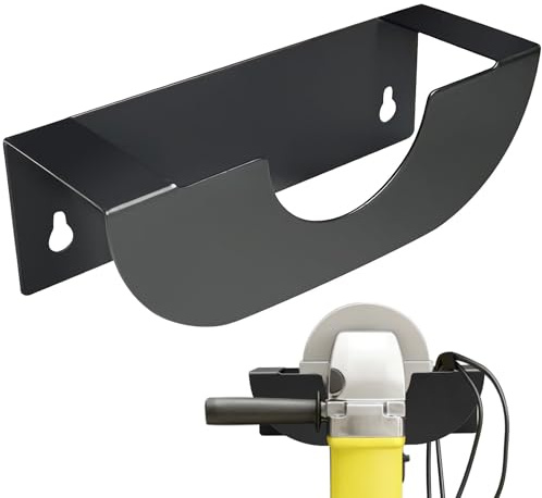Winkelschleifer Halterung Wandhalterung für 115mm & 125mm - Universal Flex Wandhalter Werkzeughalterung aus Metall, Werkstatt Ordnungssystem für Trennschleifer & Polierer