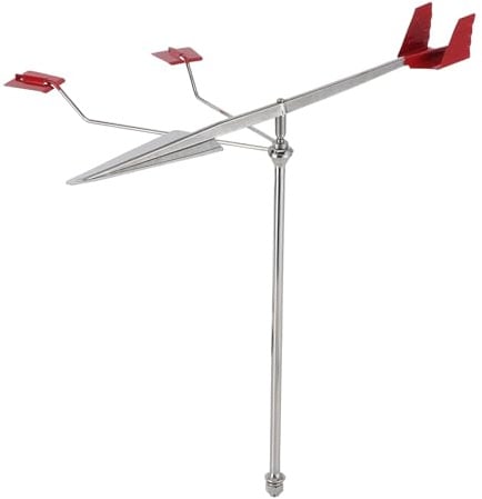 Yctze Girouette Indicateur de Vent Marine INOX - Girouette Marine Indicateur de Direction du Vent 304 INOX Yacht Bateau Voile - Voilier Tête de Mât - Sports &