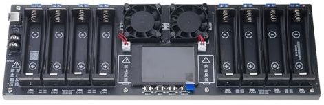 Testeur efficace de batteries au lithium à 8 canaux - Analyseurs de capacité - Convient pour 18650 - Avec résistance interne et test de cycle de batteries au lithium