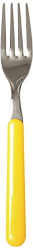 Excelsa Fashion Fourchette, Acier Inoxydable, 19 x 2 x 2 cm Jaune