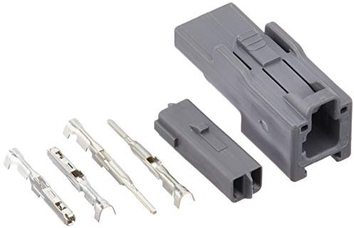 DAYTONA Stecker Set für KAWASAKI Blinker 2-polig, grau