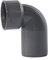 Ostendorf HTsafe Anschlussbogen an Metall DN 50/40 mm HT-Rohr