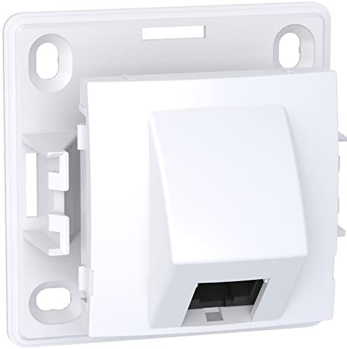 Schneider Electric - Alréa - prise RJ45 - simple - cat.6 UTP non blindée - mécanisme - blanc polaire - ALB61342P