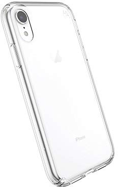 Speck iPhone XR Case, Clear Protective Ultra Thin Slim Hard Anti Scratch Presidio Cover Case - Clear