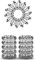 10er Set Spiral Haargummi - Haargummis für weniger Spliss und gebrochene Haare - Haargummi Spirale für feine Haarpartien - Telefonkabel Spiralhaargummi, transparent, 2.5 cm