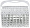 Gorenje 152950 - Cesta para cubiertos (3 piezas, divisible, plástico), color blanco