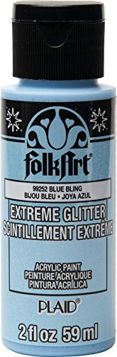 PLAID ENTERPRISES, INC. Extreme GLTTR Paint Blue Bling, One Size