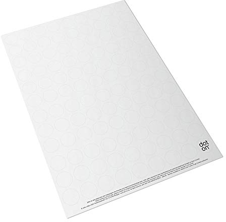 dot on Klebepunkte print 20 mm | 107 Sticker | bedruckbare Klebepunkte | perfekt als Ergänzung für alle dot on Kalender | Aufkleber Klebepunkte dots Planen Organisation