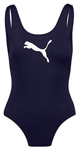 PUMA Swmisuit 100000072 Costume da Bagno, Navy, L Donna